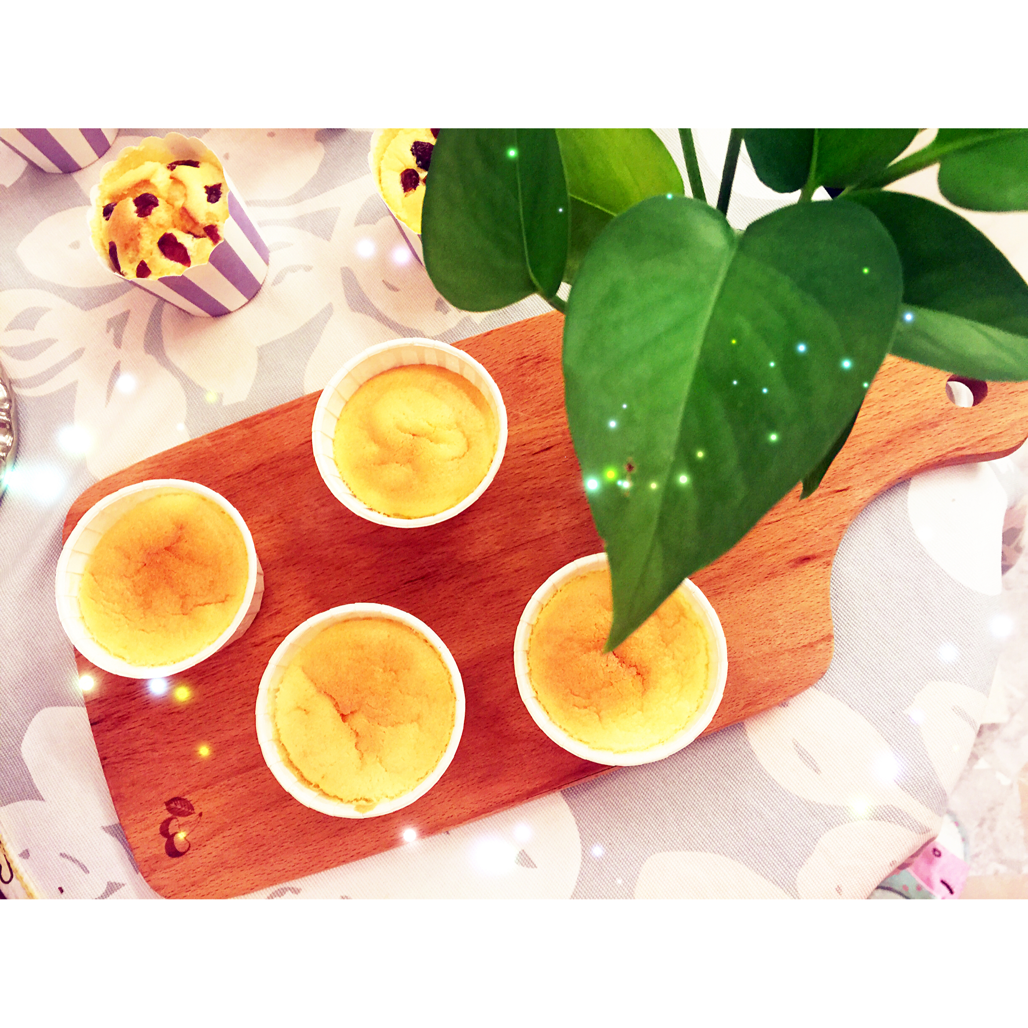 鲜奶油戚风杯子蛋糕（纸杯蛋糕）