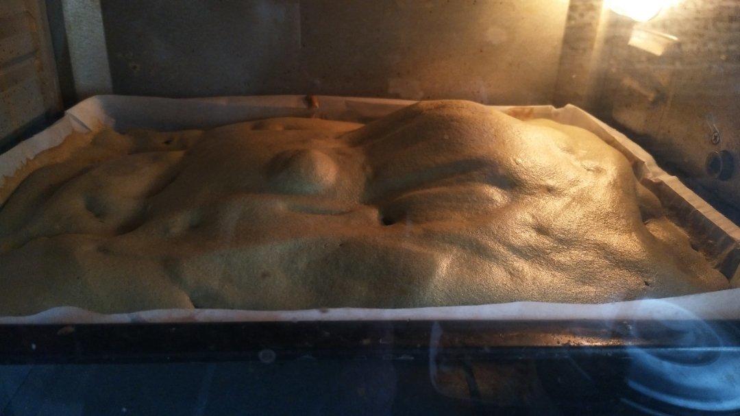 抹茶戚风蛋糕卷