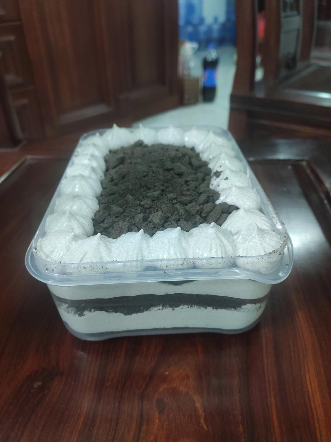 好吃到流泪的奥利奥咸奶油盒子蛋糕