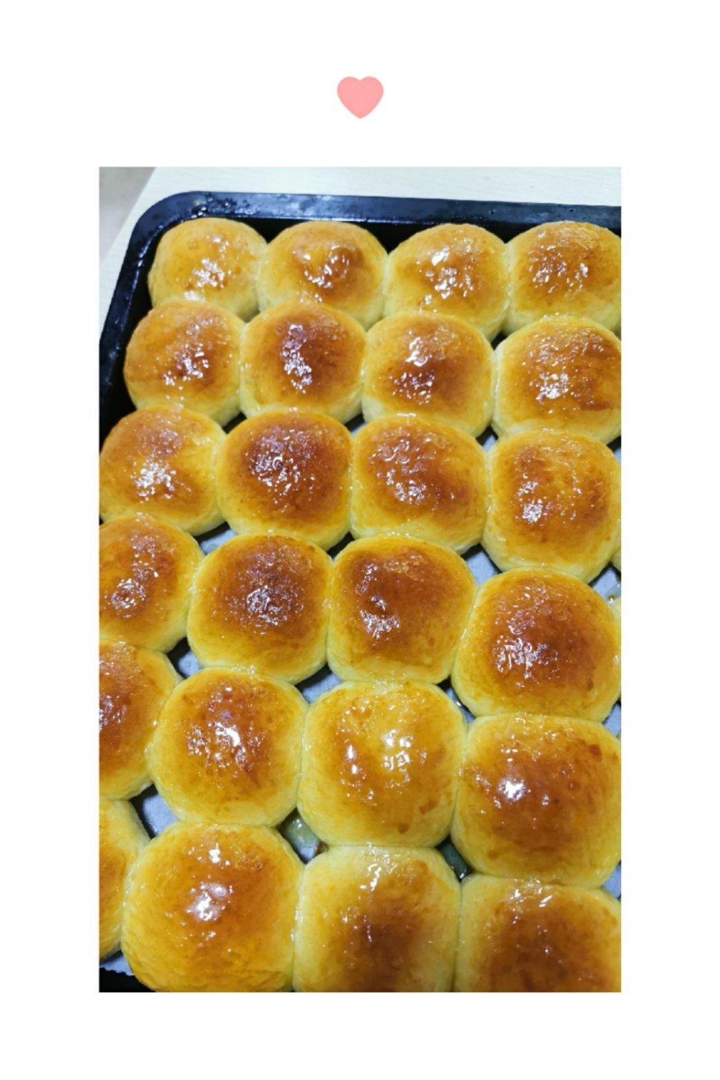 蜂蜜牛奶小餐包（一次发酵超级柔软拉丝）