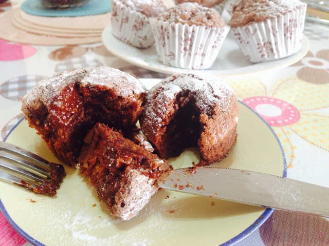 莫尼卡美食厨房：爆浆巧克力蛋糕