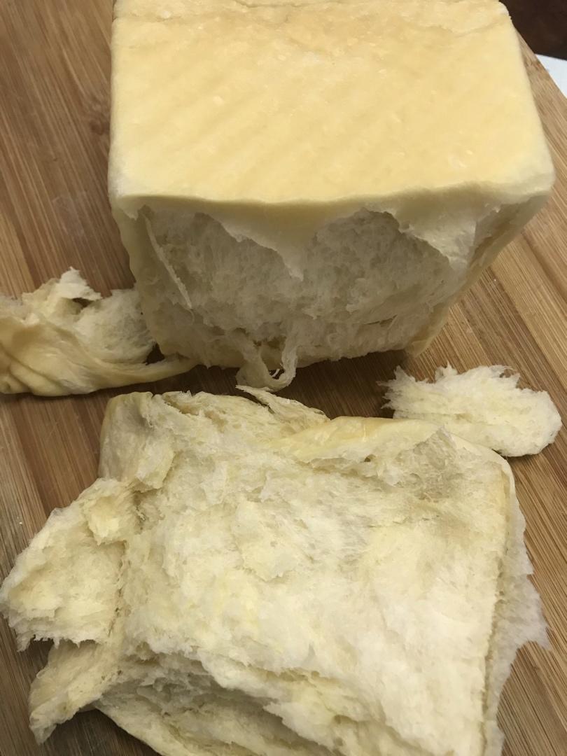 夺命软吐司(๑´ڡ`๑)超软拉丝极速方便的一次发酵吐司