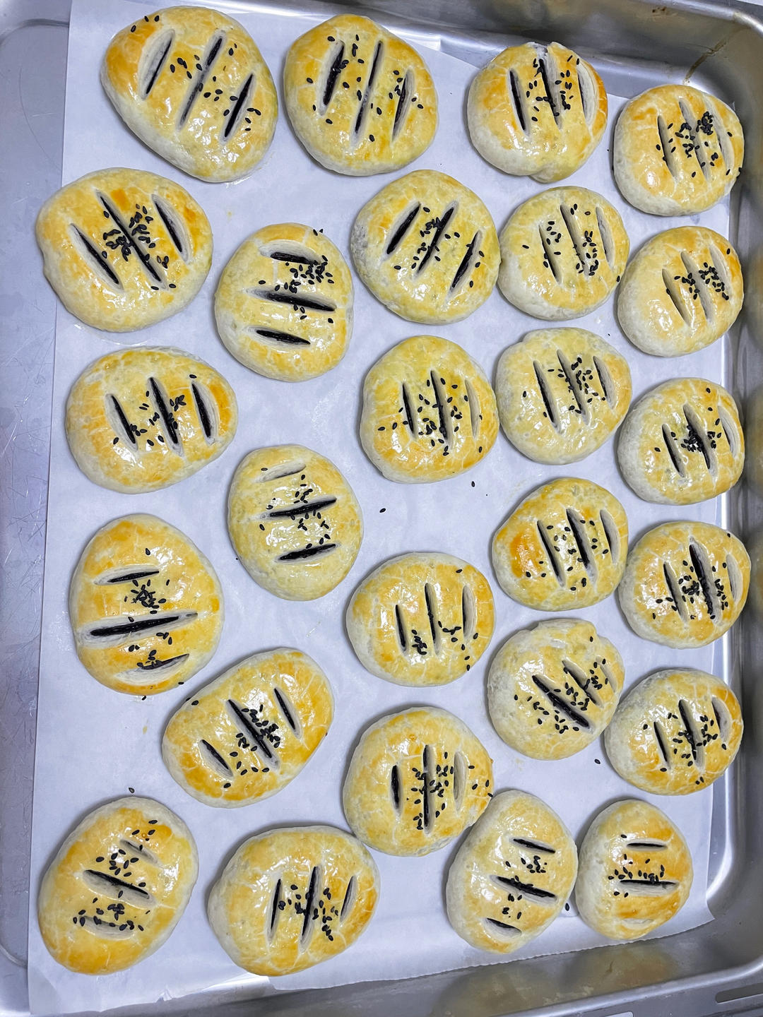 红豆酥饼｜这样做超酥脆‼️好吃到掉渣