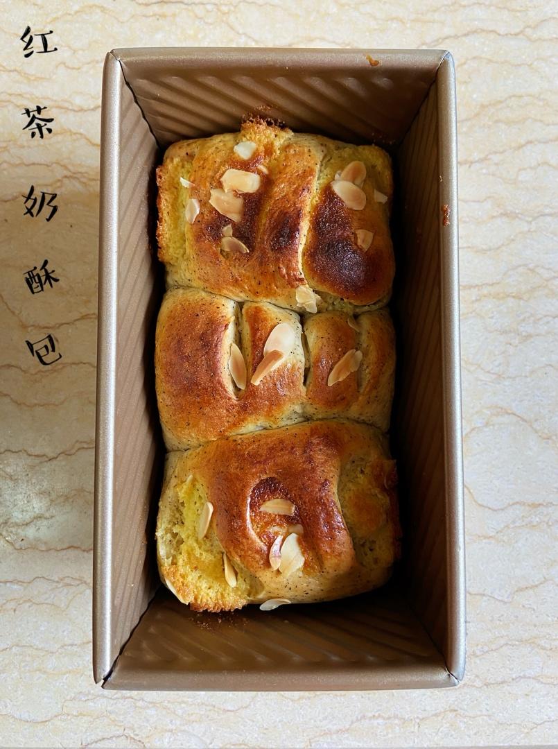 红茶奶酥面包