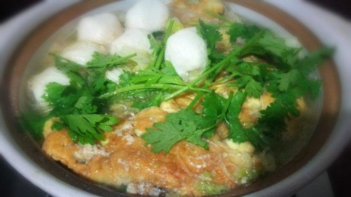 蛋饺粉丝娃娃菜