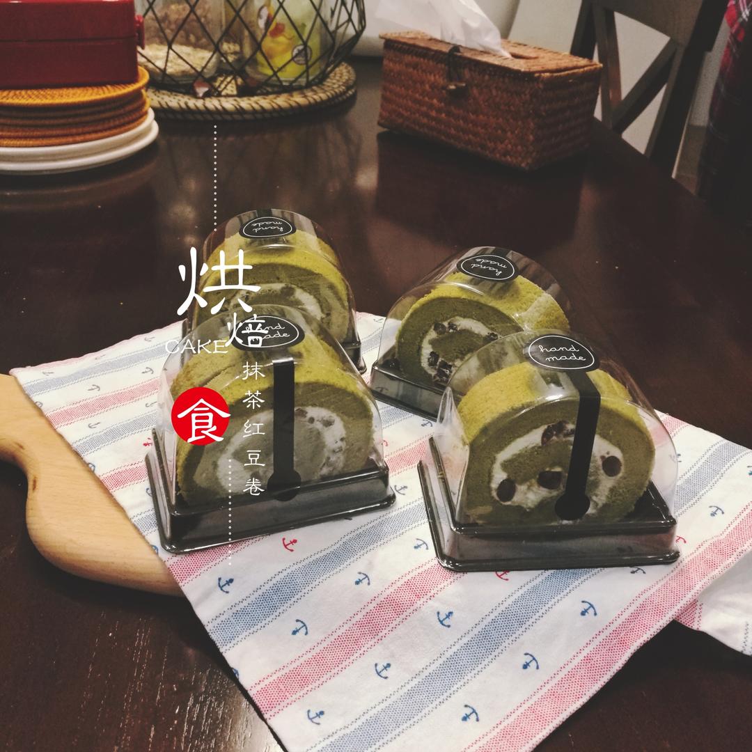 抹茶红豆蛋糕卷的做法
