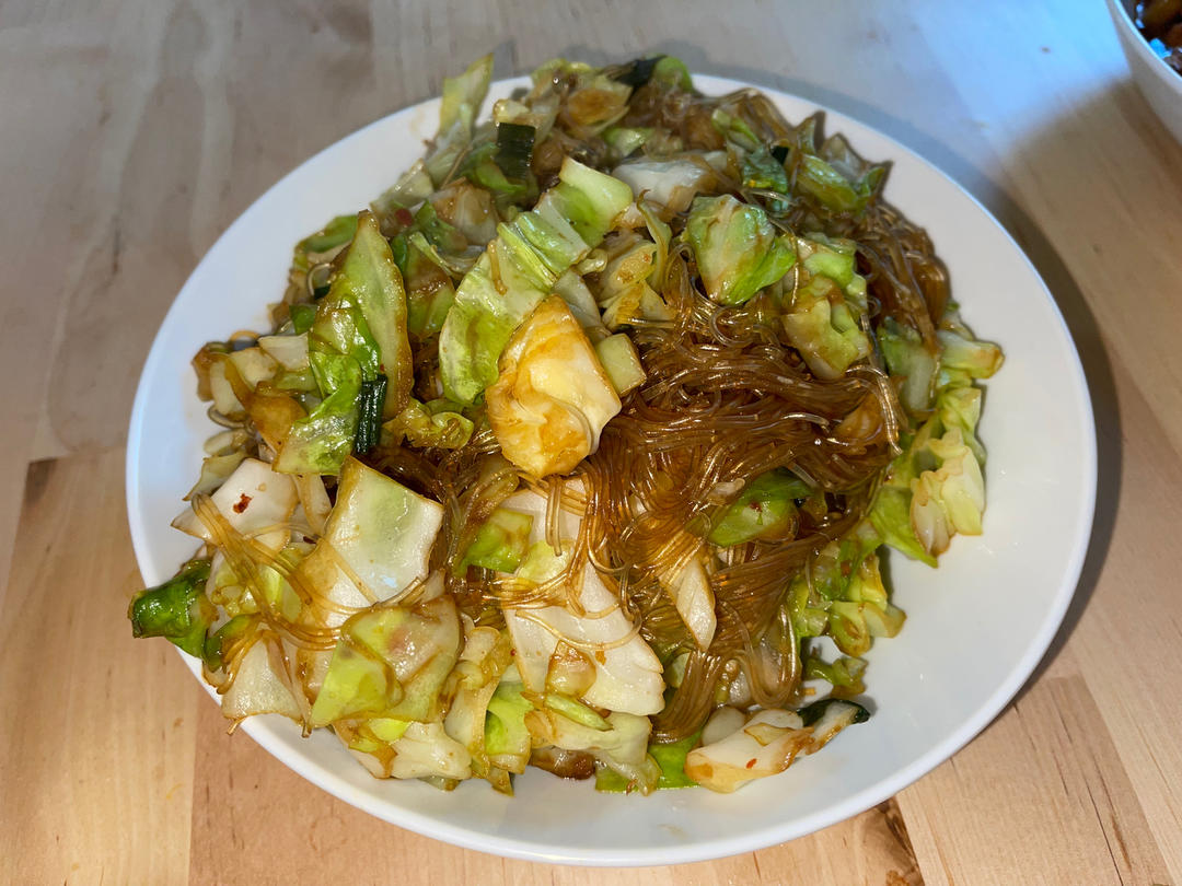 包菜粉丝（粉丝炒包菜）