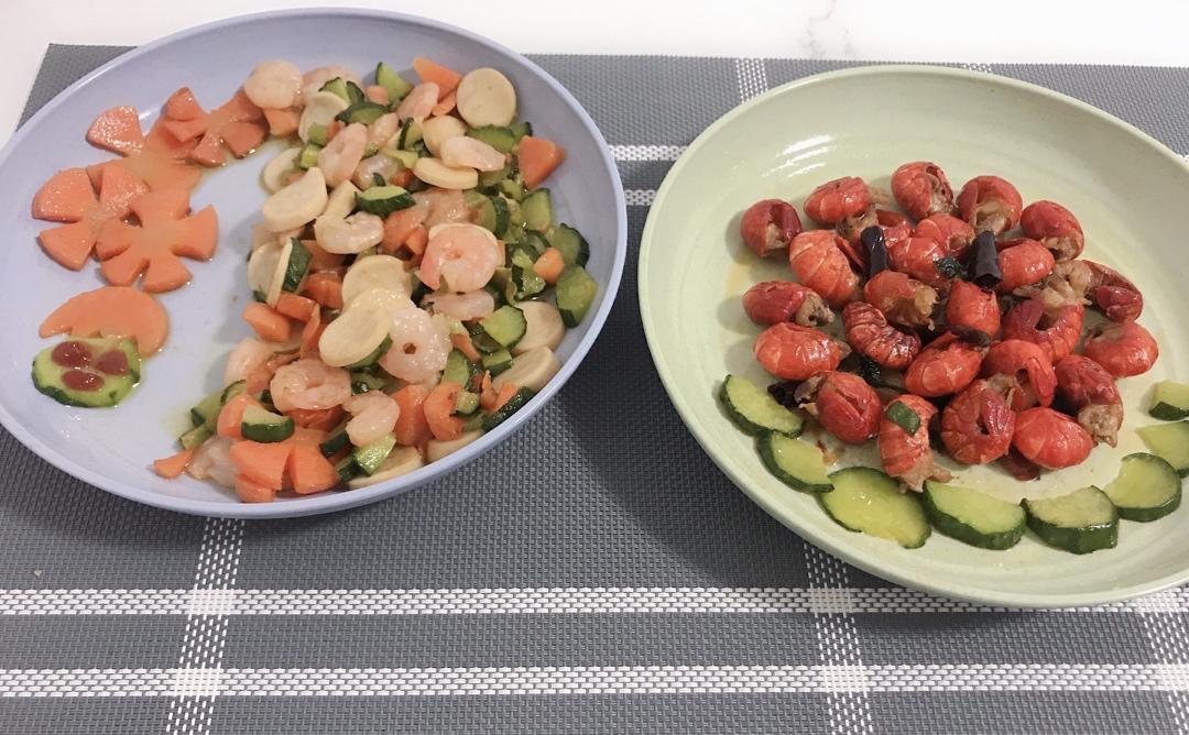 三色炒虾仁