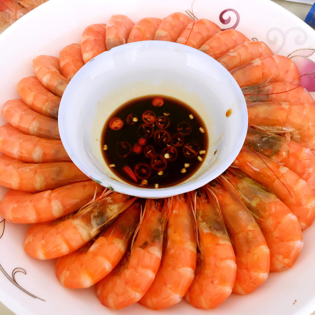 茉莉花开ml做的白灼虾