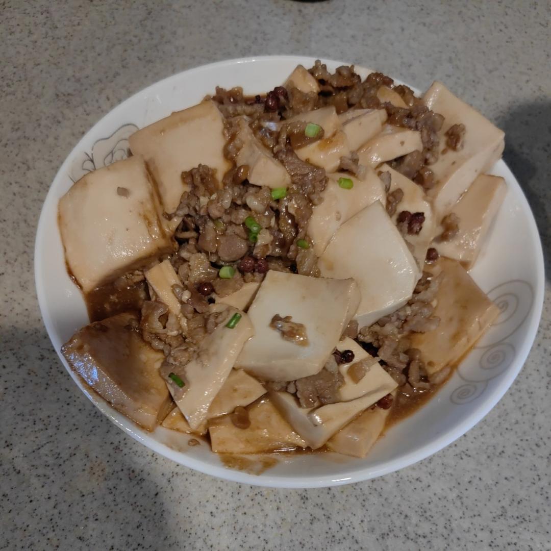 肉沫豆腐——家常菜，超下饭