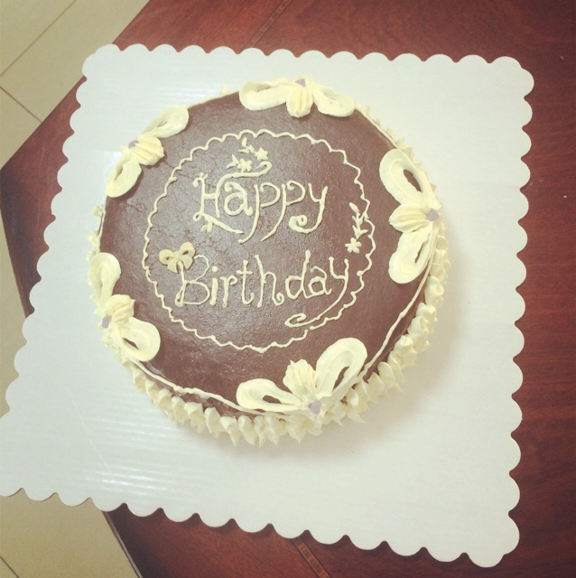 《暮秋》--生日裱花蛋糕