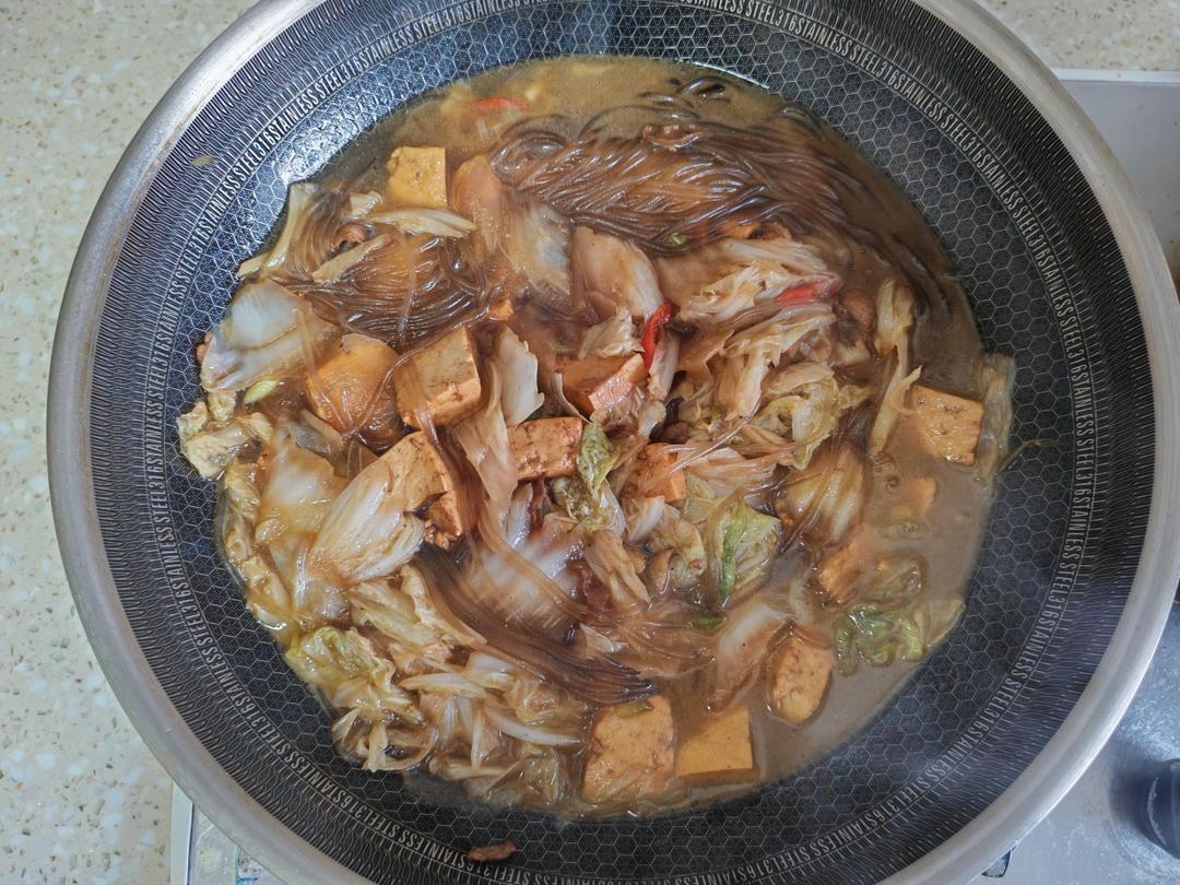 冬季最爱的家常菜！大白菜炖大豆腐或干豆腐
