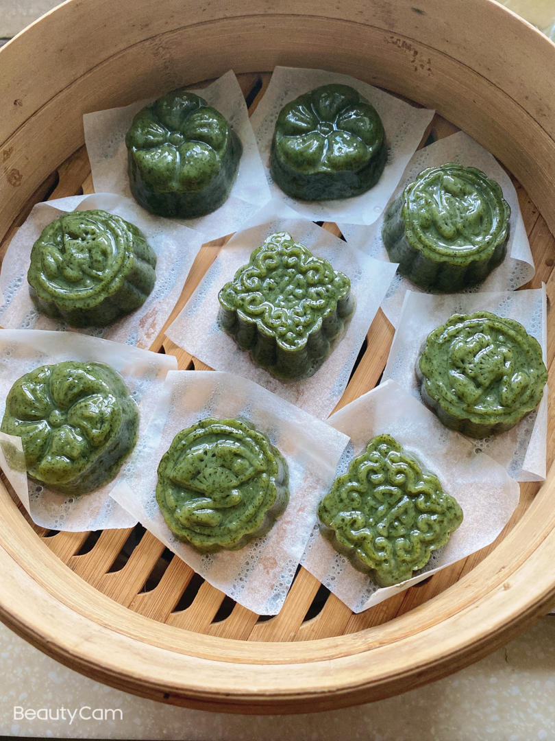 艾草青团、艾粑粑、艾糍、新鲜艾草制作