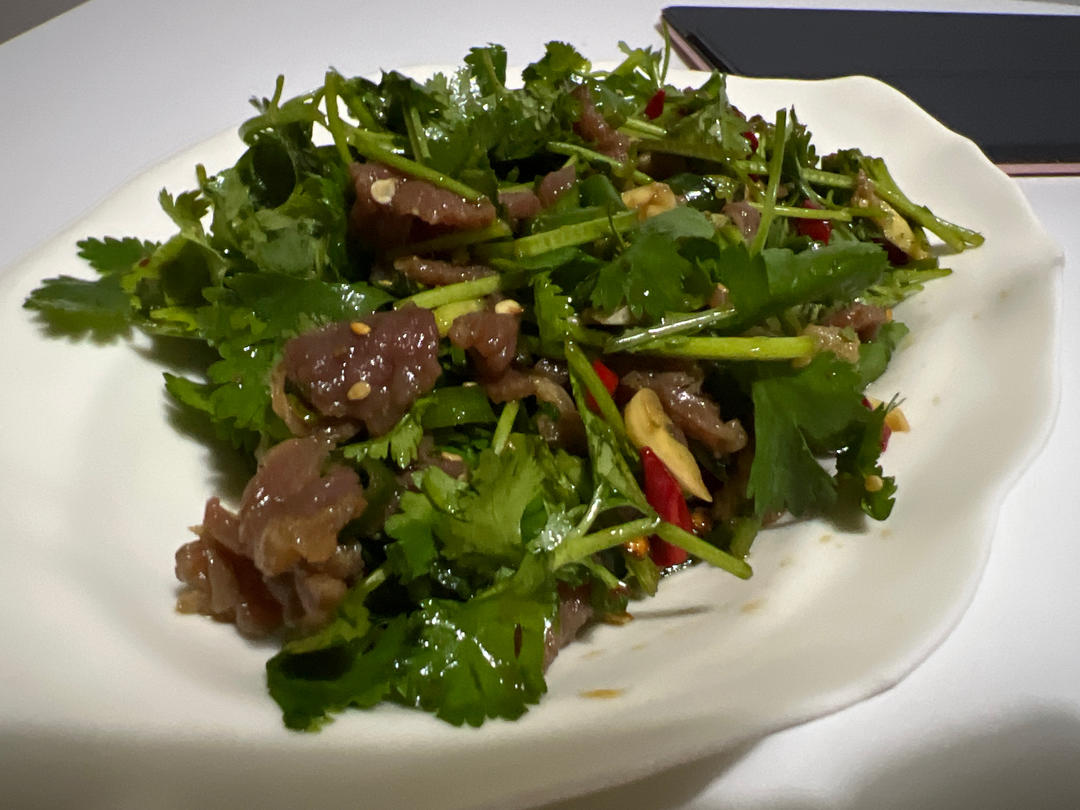 超级快手香菜拌牛肉