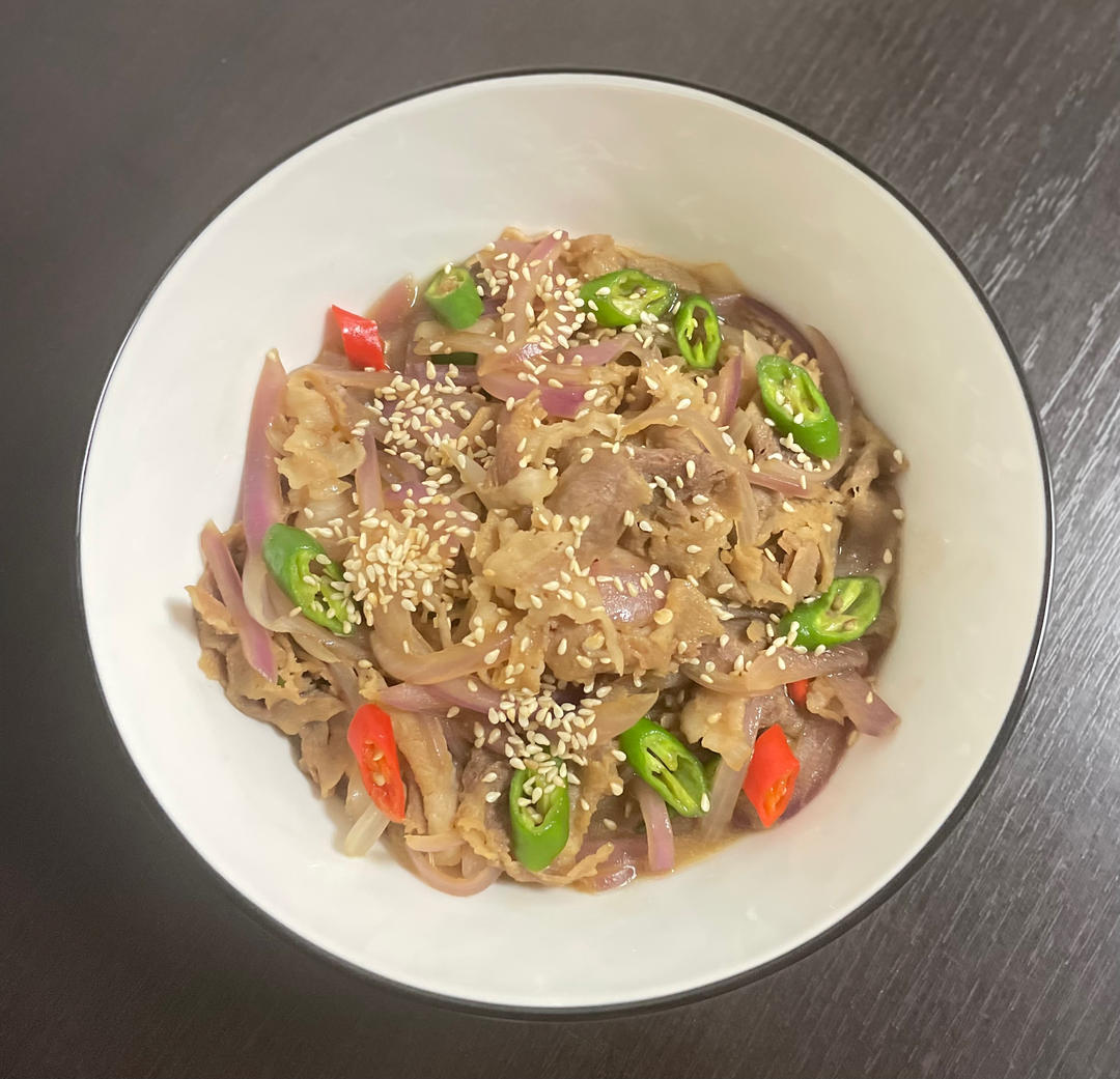 好吃到舔盘的双椒炒肥牛❗️拌饭绝了