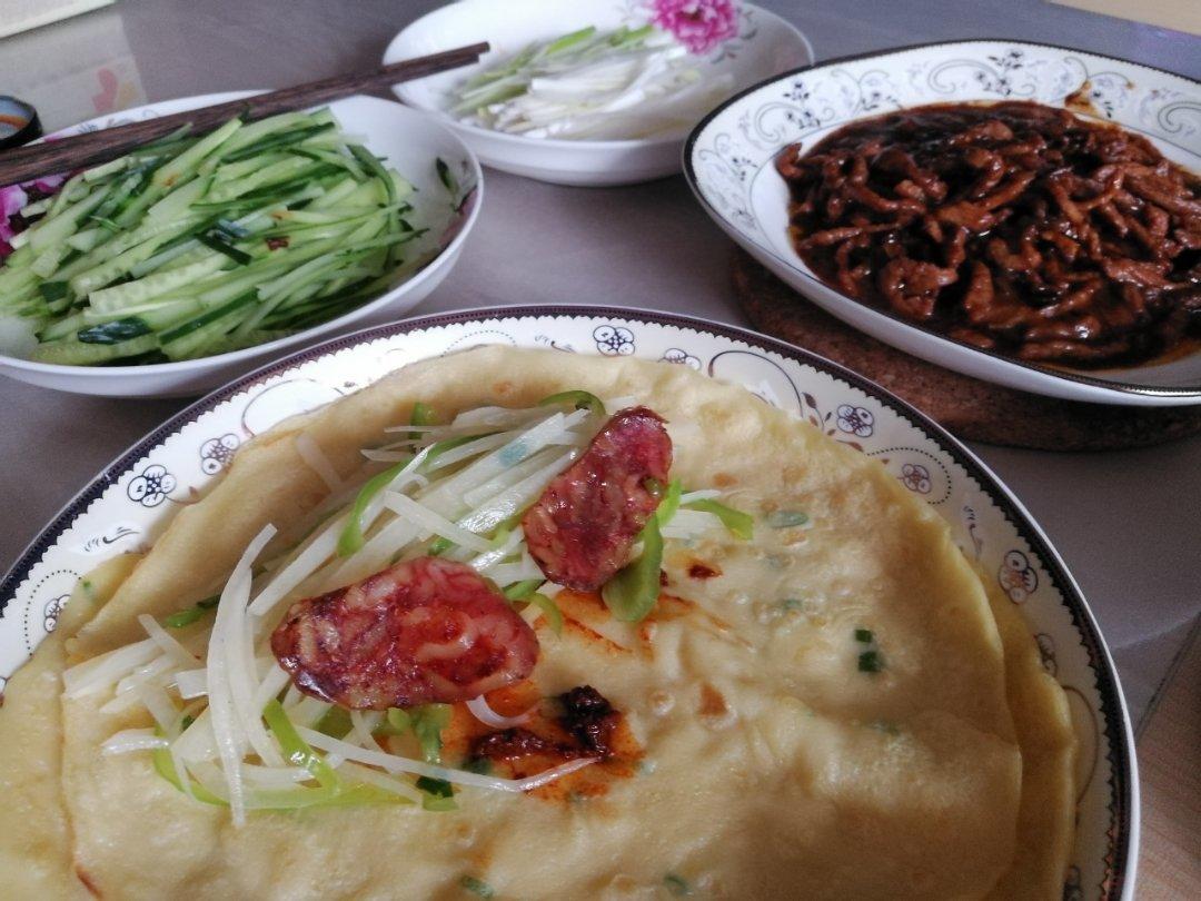 鸡蛋软饼（薄而不破和卖的味道一样细腻好吃！）