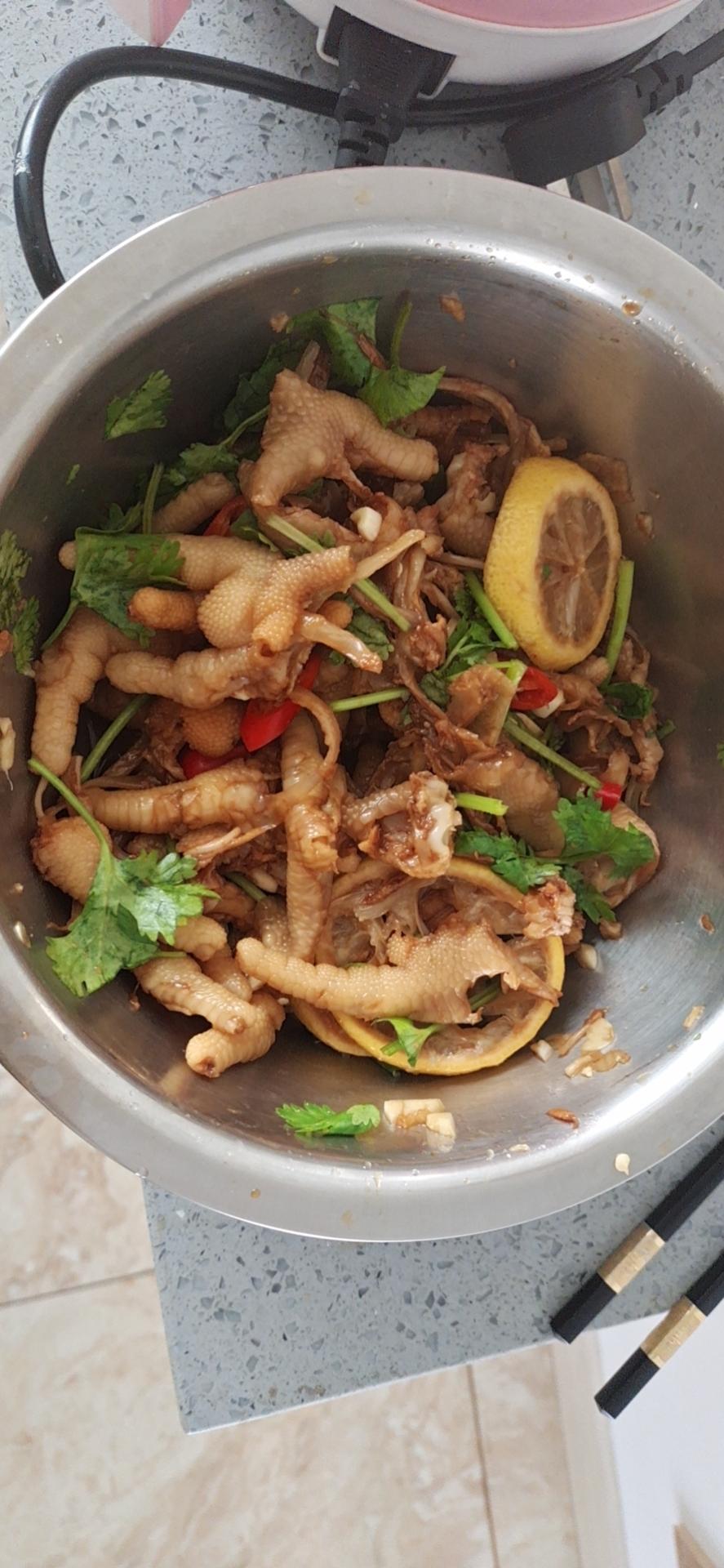 夏日必备『柠檬鸡爪』