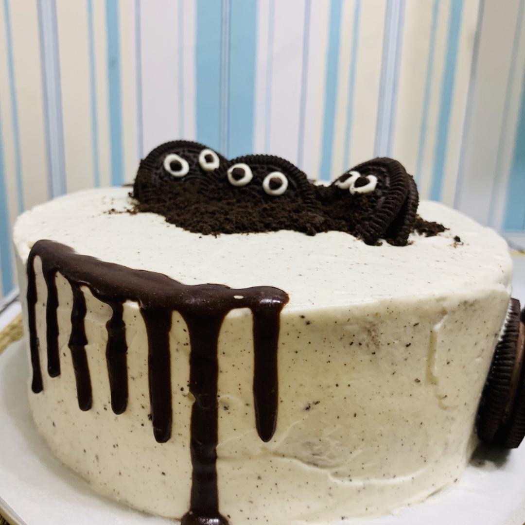 简约奥利奥奶油蛋糕，做法简单，小白秒变烘焙达人