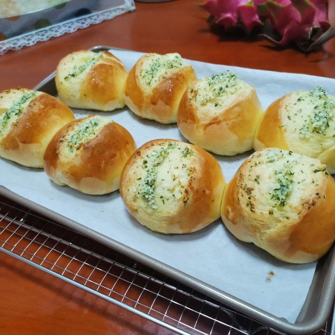 一次发酵，满屋飘香巨好吃的蒜香面包