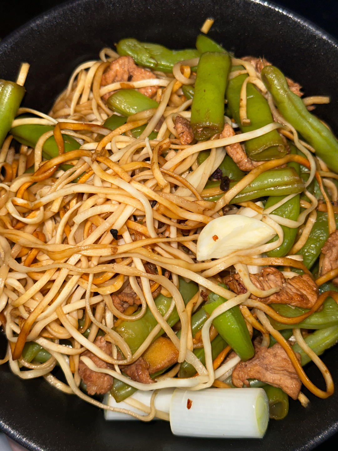 地道老北京扁豆焖面 豆角焖面 太好吃小心吃撑哦