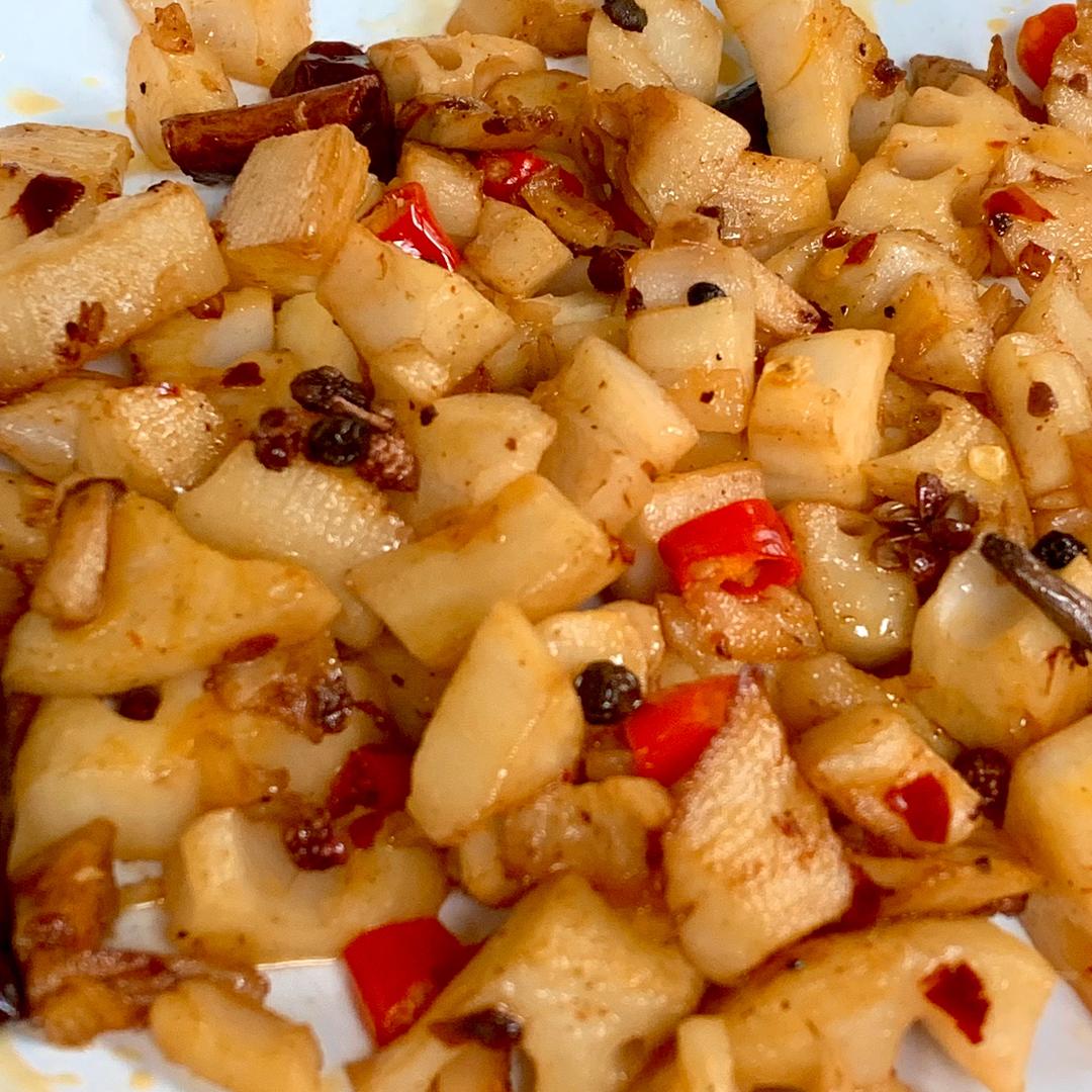 麻辣藕丁 😍的做法