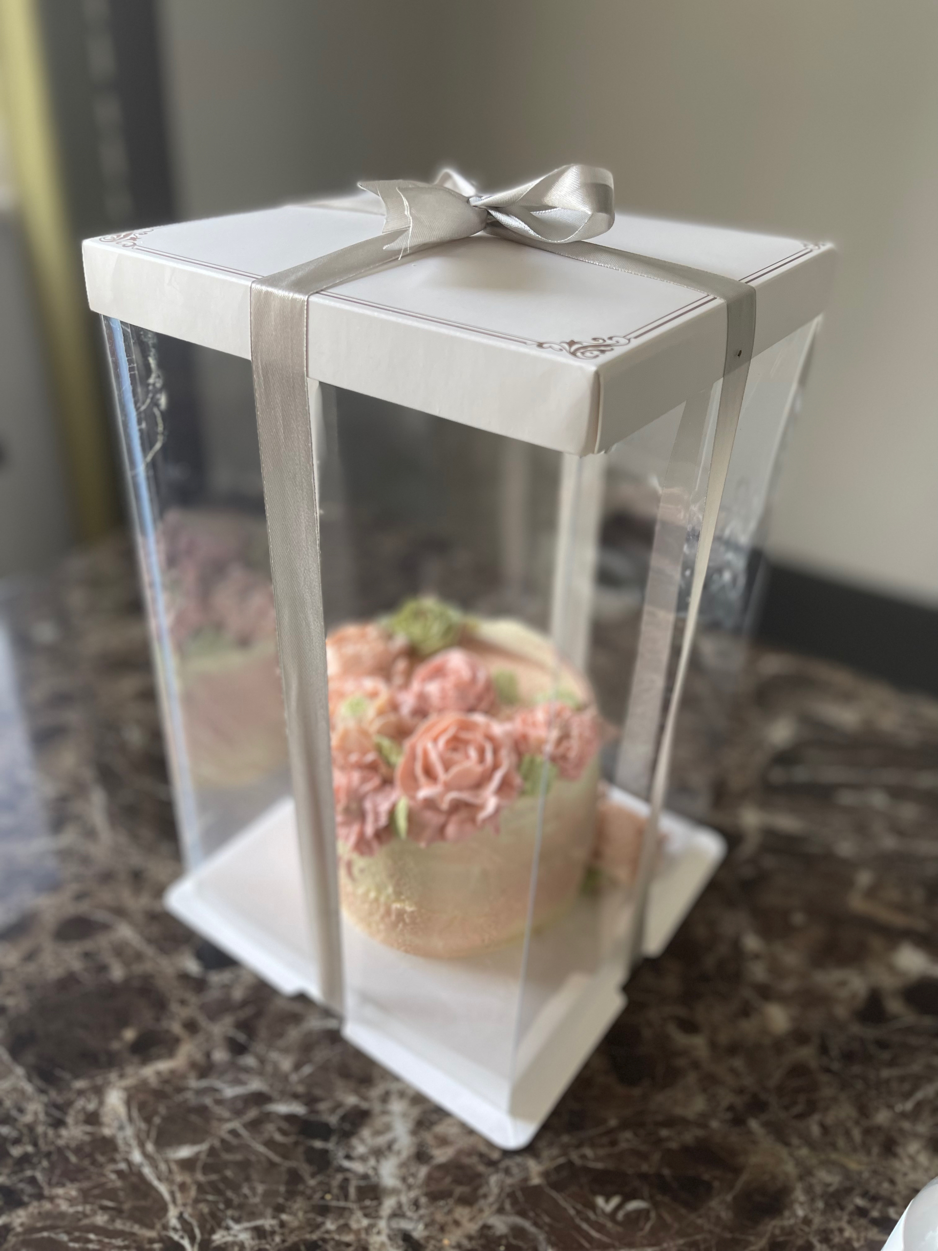 韩式豆沙裱花蛋糕 玫瑰蛋糕