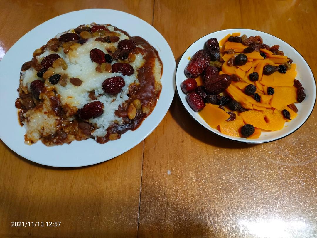 【猪油夹沙八宝饭】古法蒸糯米
