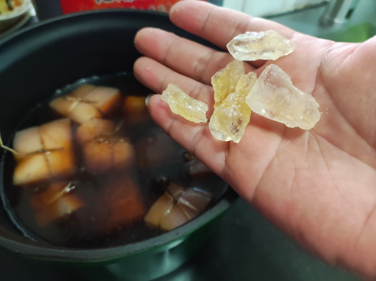 珐琅锅炖“无水东坡肉”的做法 步骤6