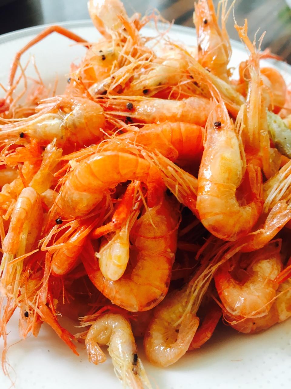 小古古私房菜馆做的香酥椒盐小河虾
