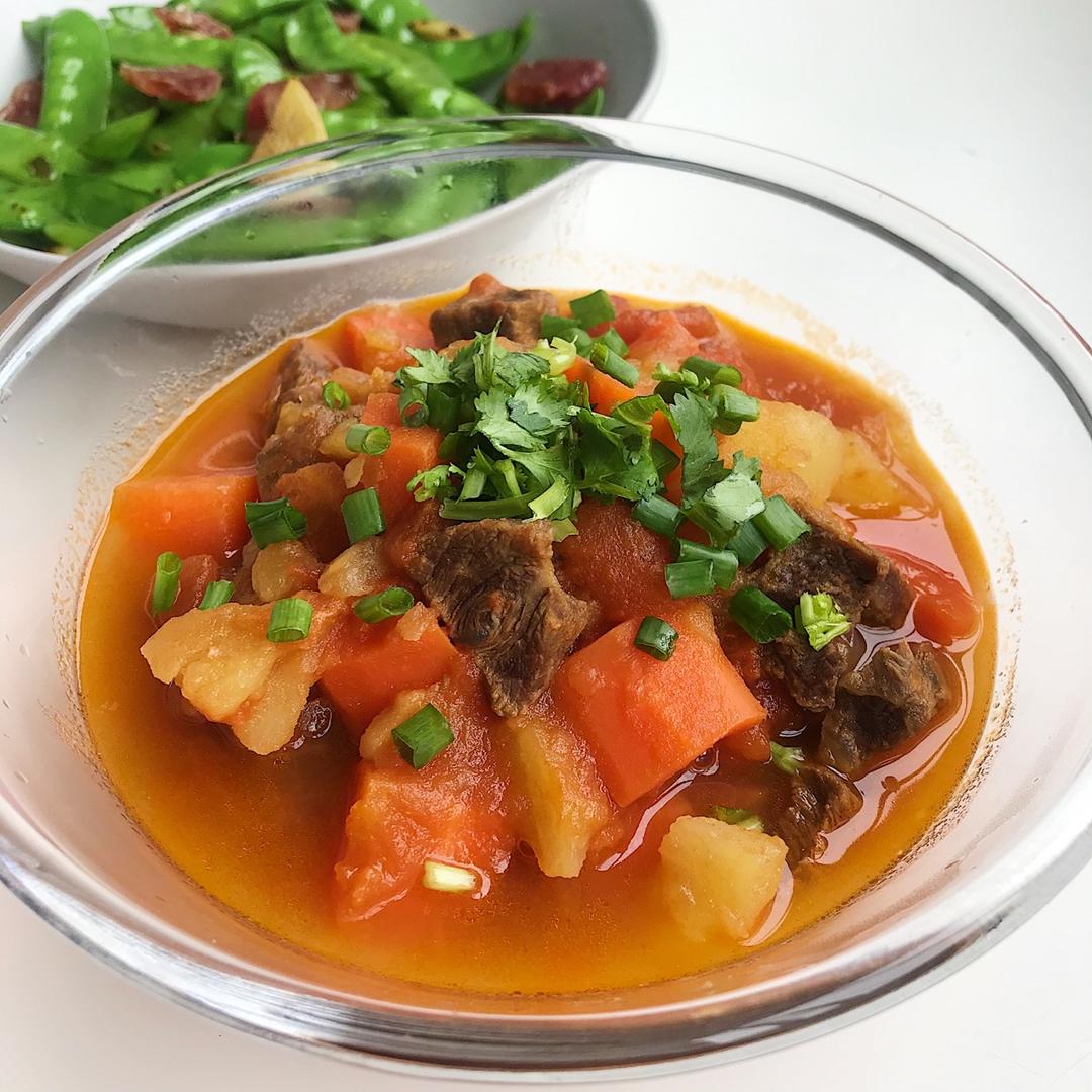番茄土豆炖牛腩