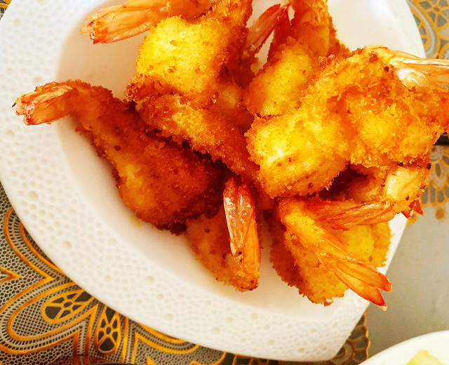 年夜饭菜谱1——香酥凤尾虾的做法