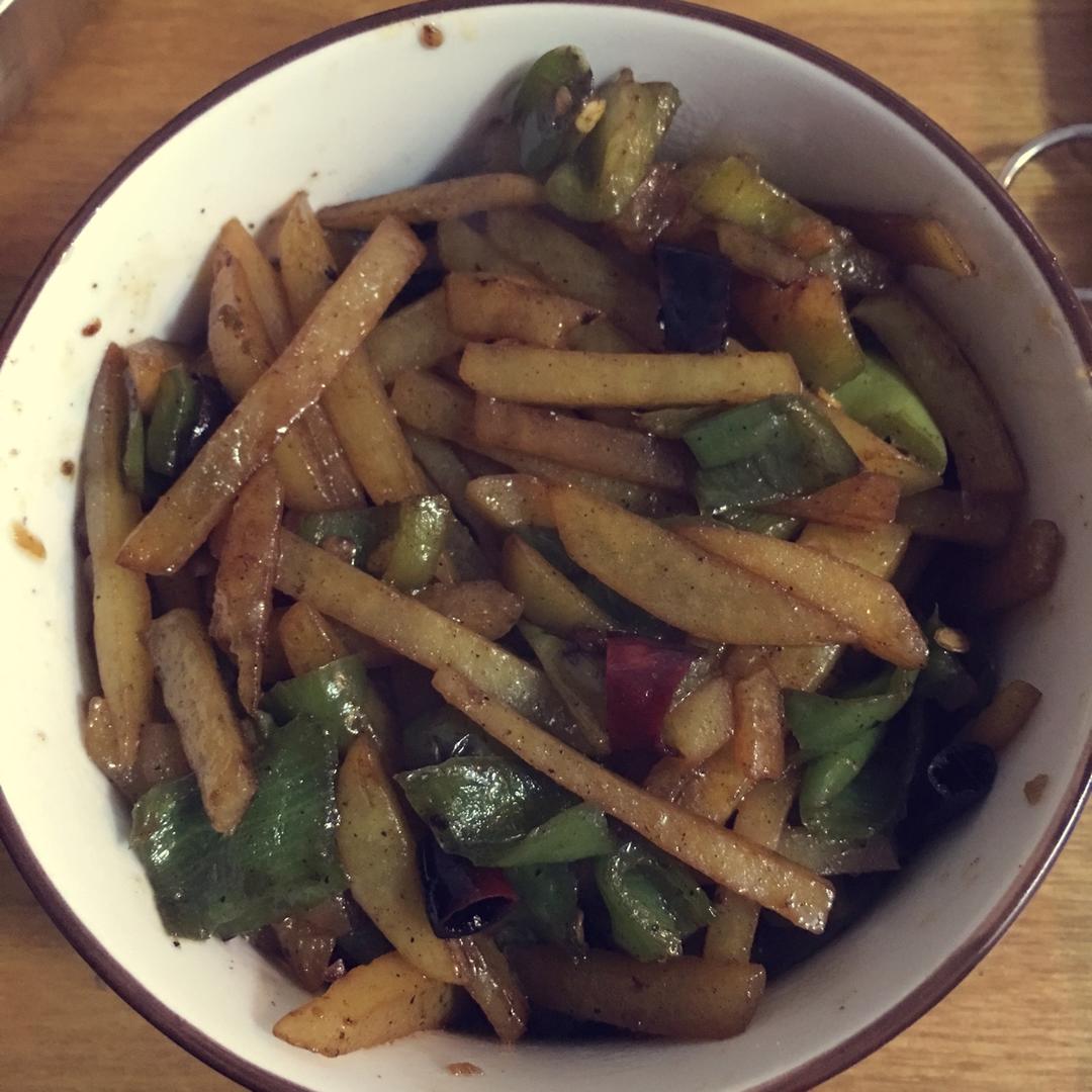 青椒土豆丝
