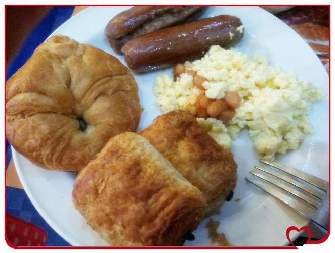 简易版英式早餐