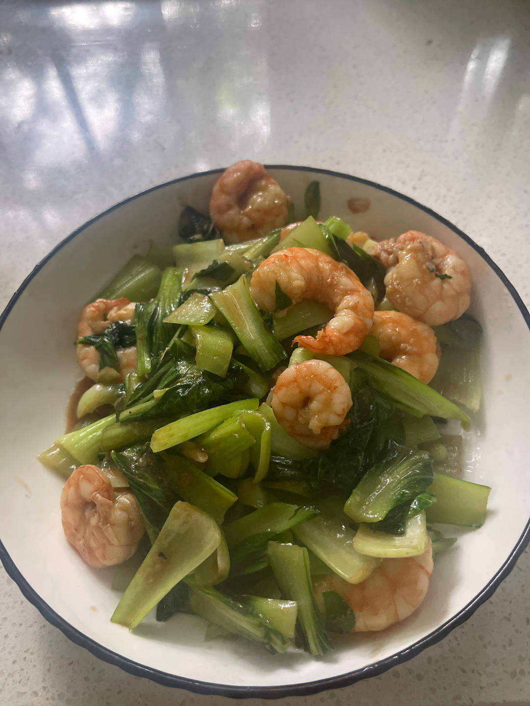 虾仁油菜