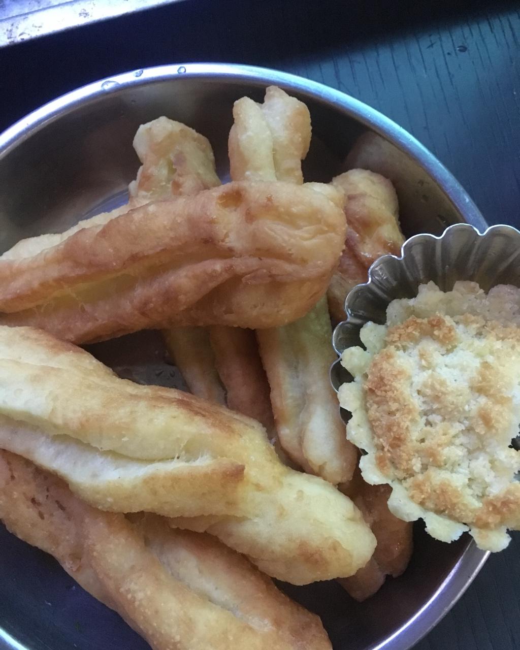 自制无泡打粉油条