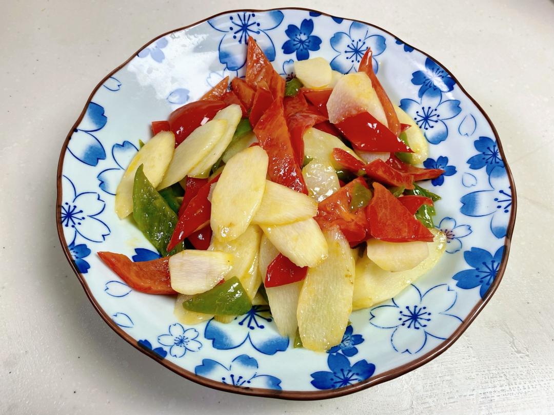 清炒山药｜轻食素菜