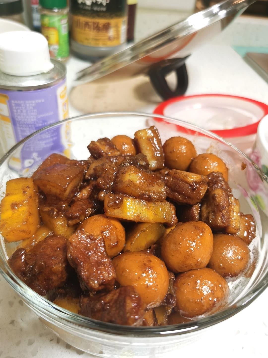 不硬不柴、果味红烧肉