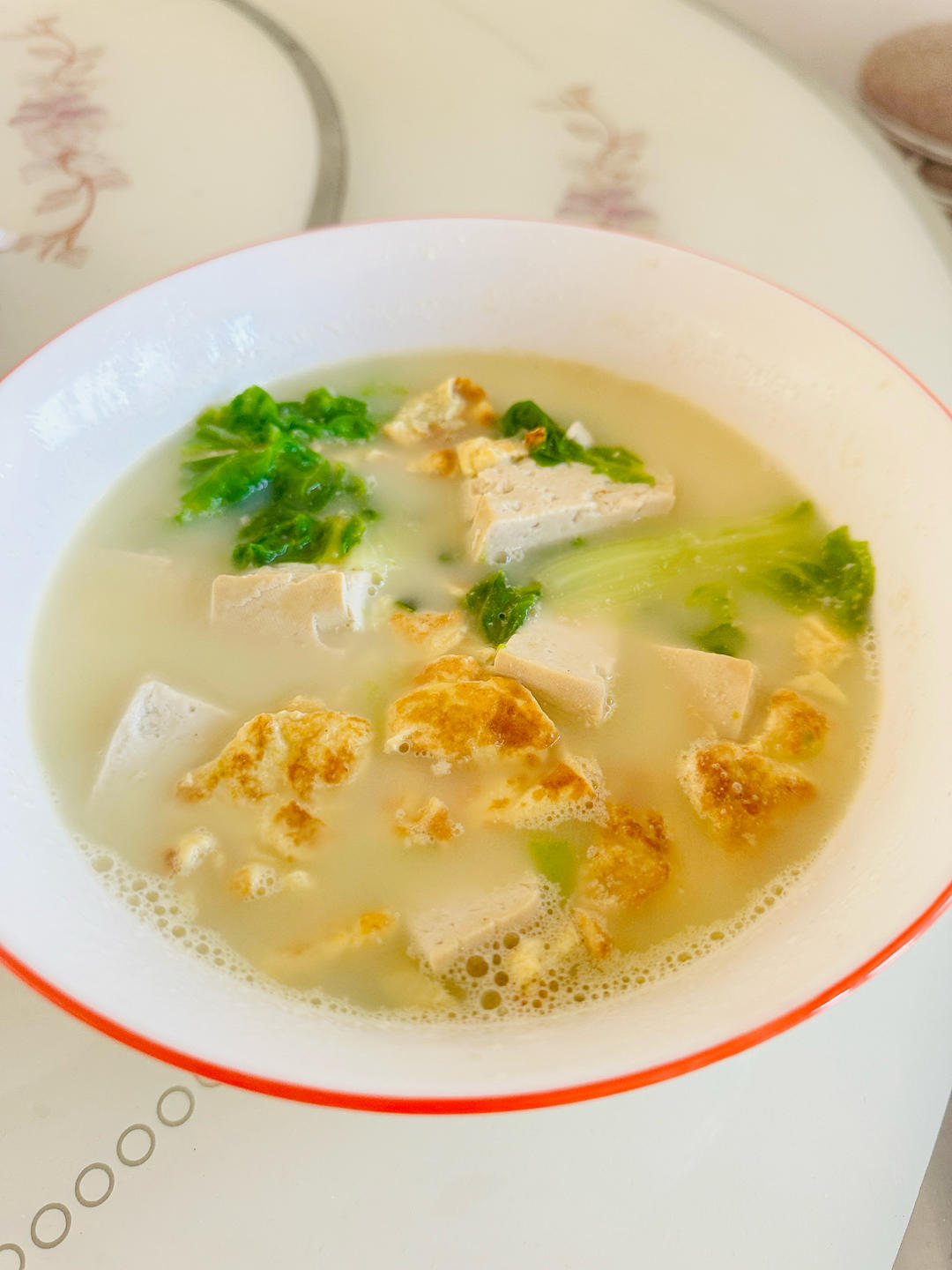 白菜豆腐汤