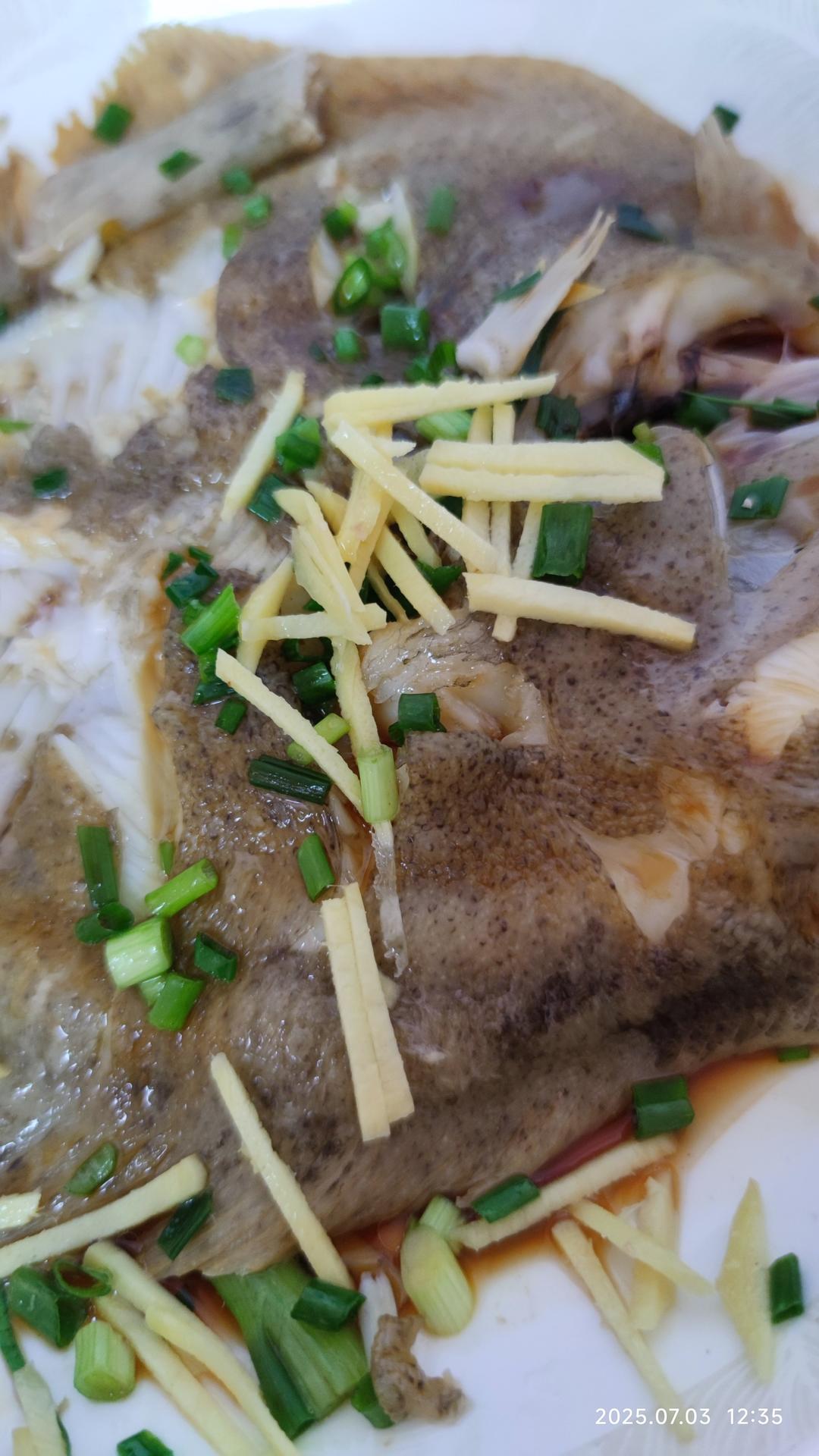 清蒸多宝鱼