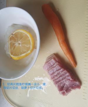 婴儿辅食：鳕鱼猪肉鸡蛋卷（9个月以上）的做法 步骤1