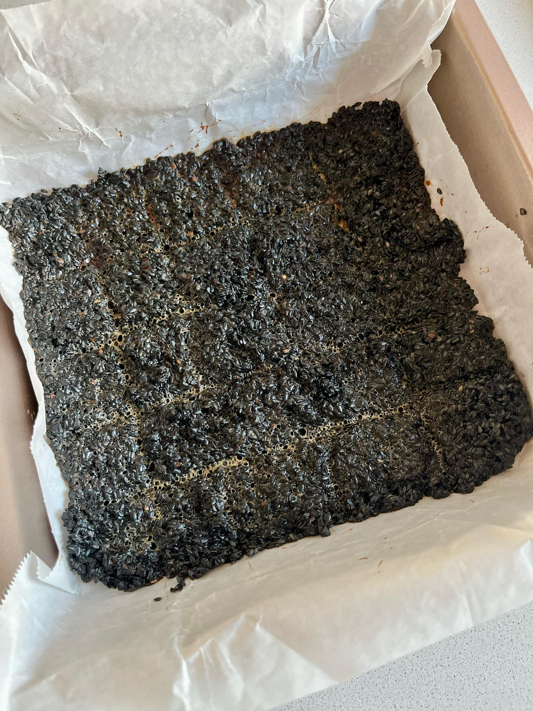 健康黑芝麻薄饼（仅需三步）