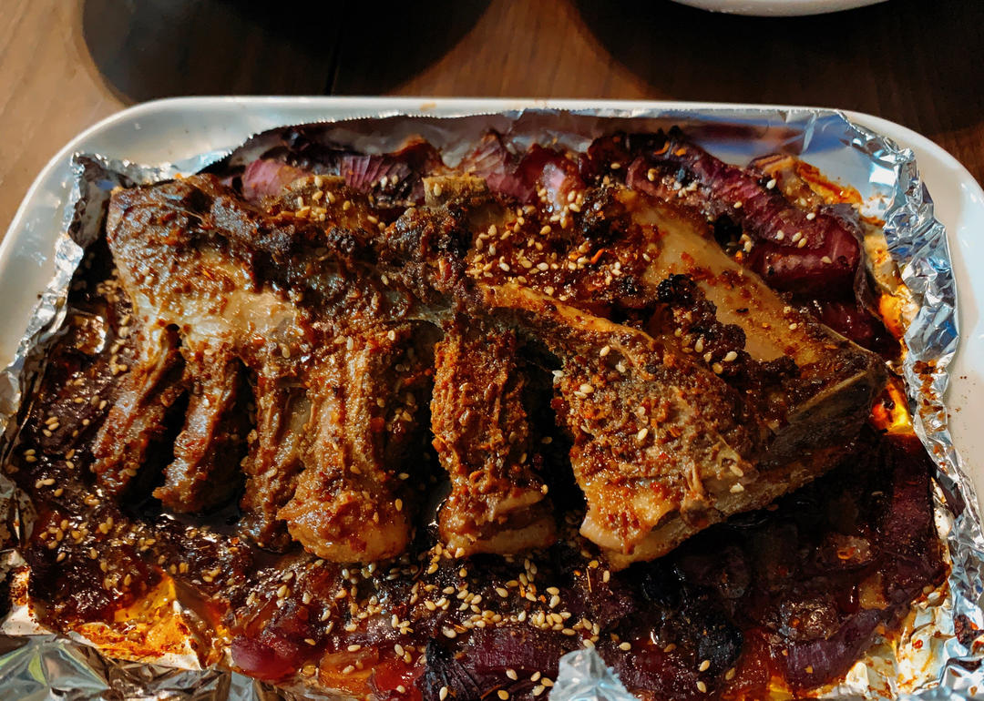 挡不住的诱惑～烤羊排