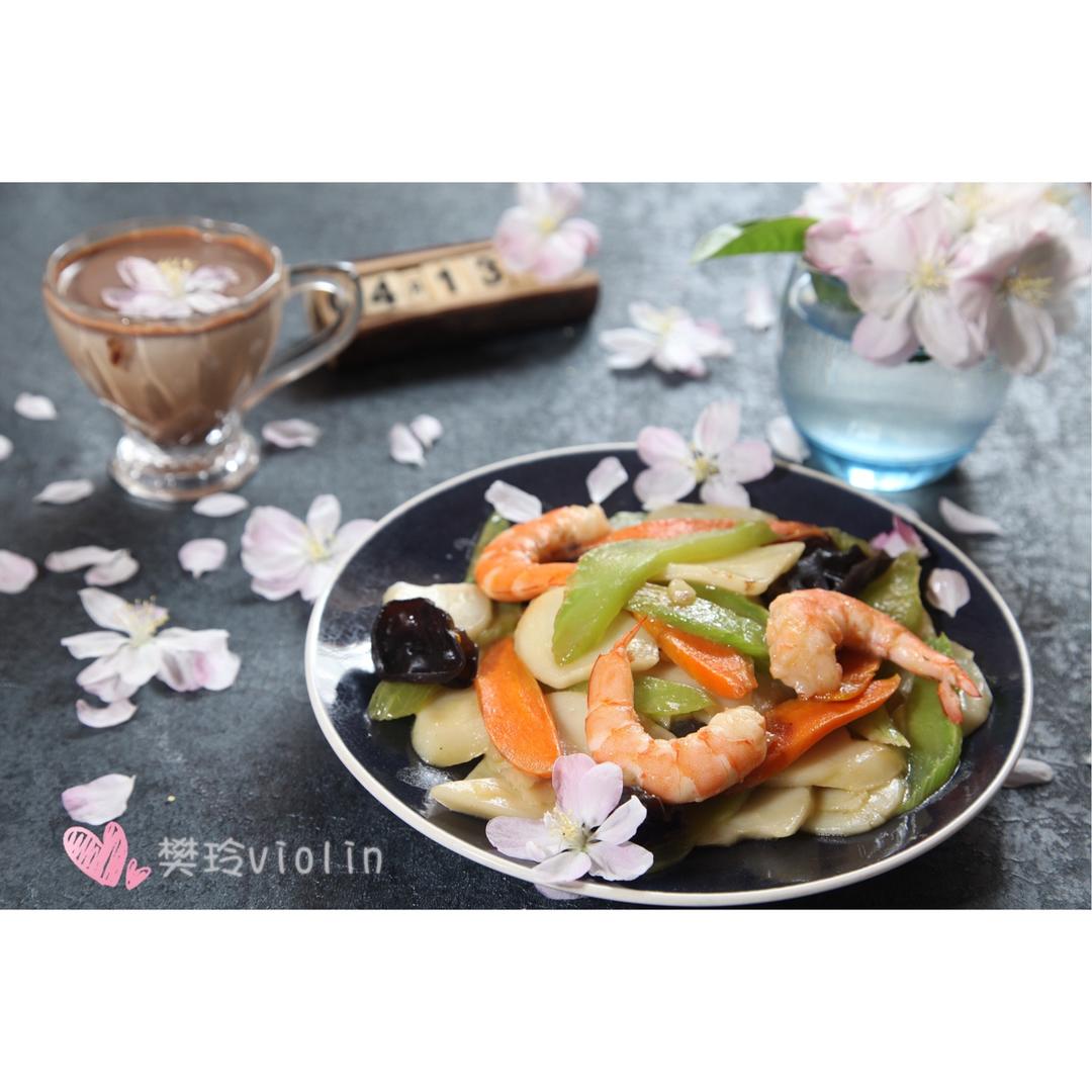 素炒水磨年糕（白粿）