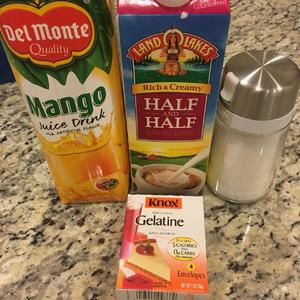 芒果焦糖布丁- 简易低脂版的做法 步骤1