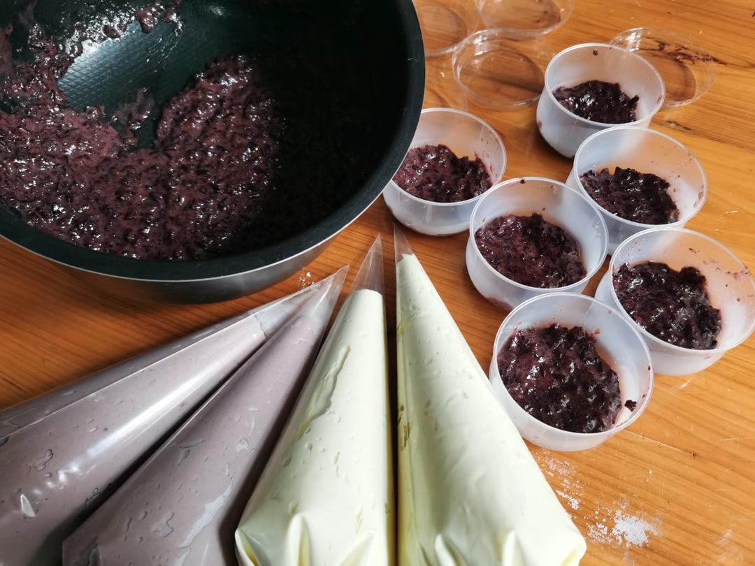 【紫米芋泥奶砖】会煮饭就能做的小甜品！