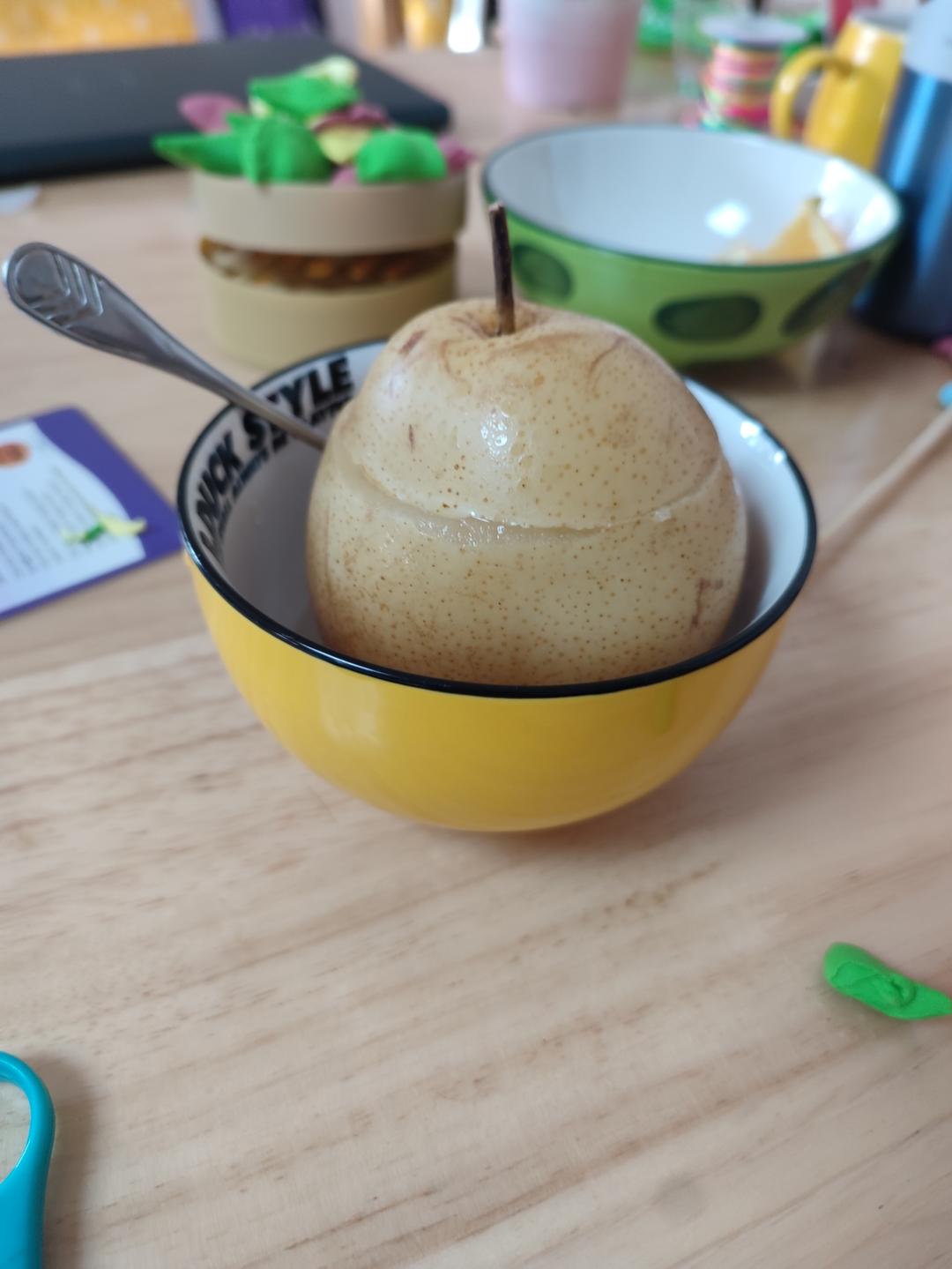 止咳润肺家常蒸梨版做法