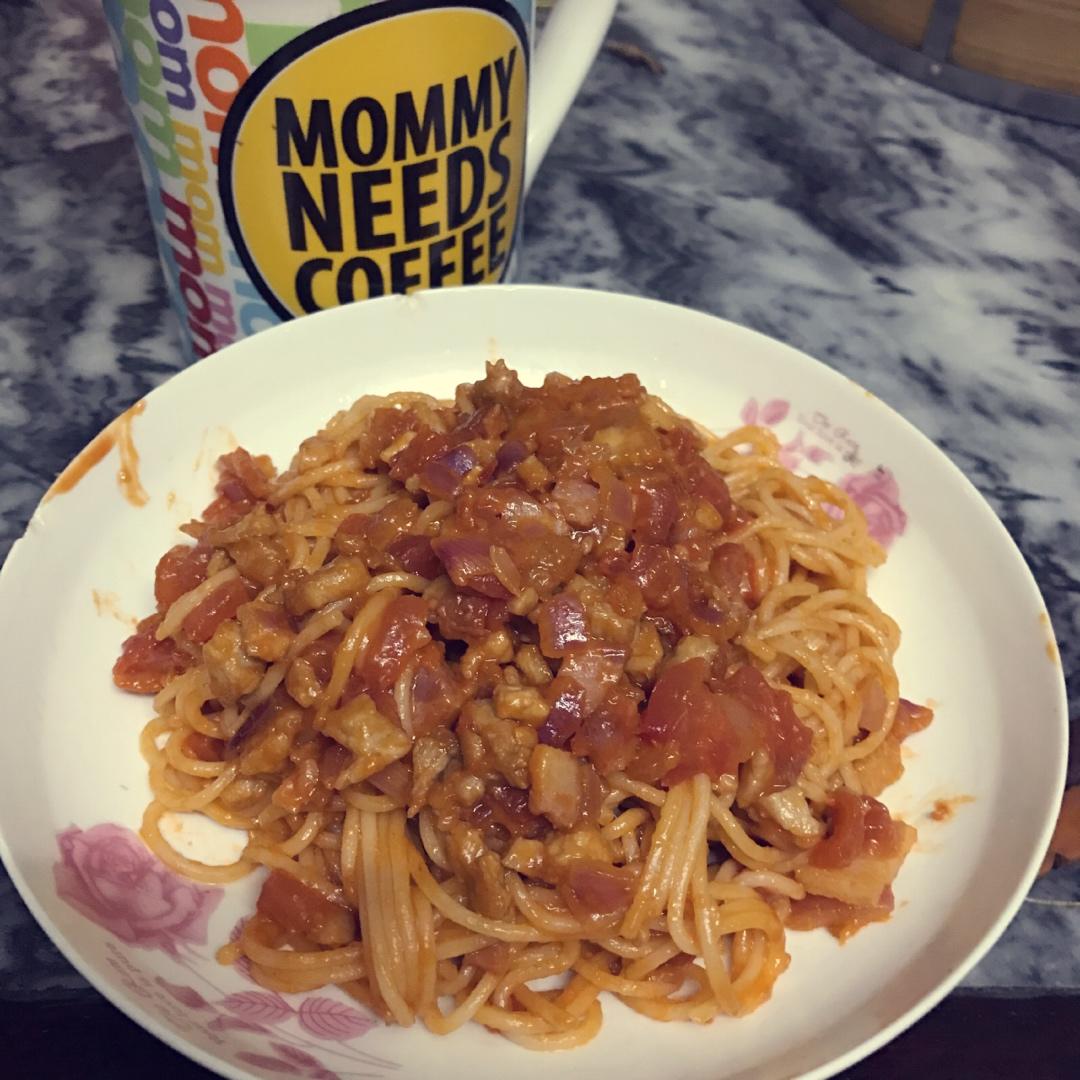 番茄肉酱意面
