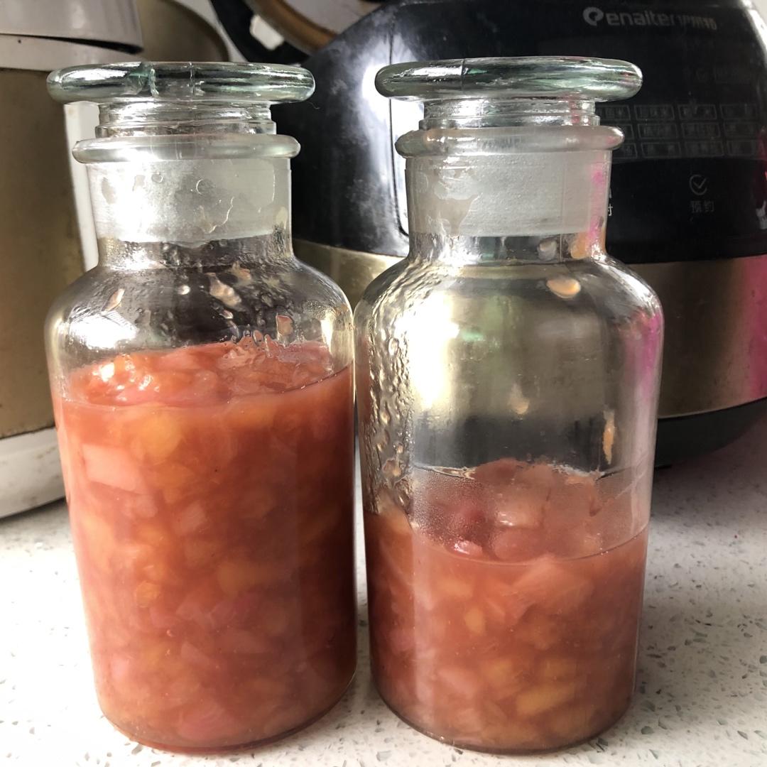 夏季香甜桃子酱