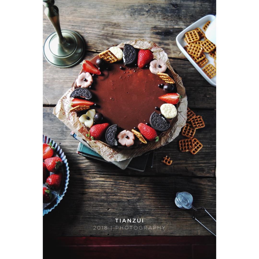 黑白巧克力慕斯蛋糕