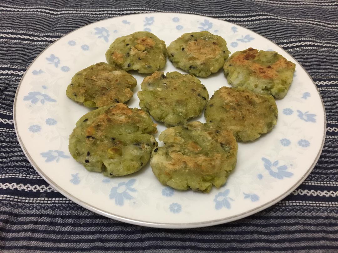 【豌豆糯米饼图片】pamona_下厨房